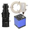 1080P High Definition Microscope Camera Digital Microscope HDMI USB & 200X C-Mount Lens Whit 56-LED Adjustable Ring Light view 1