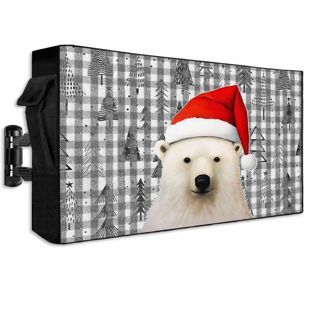 EZON-CH Outdoor TV Cover 60-65 inch, Weatherproof TV Display Screen Protector Outdoor TV Enclosure for Seal Full Coverage - Outside LED, LCD, OLED Flat Screen TVs