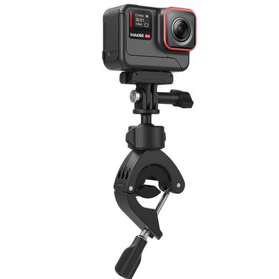 Bike Handlebar Mount for Insta360 Ace Pro/Action 4,Bike Handlebar Clamp Metal Bracket Expansion Mount,360 Adjustment,1/4" Screw Adapter,Camera Accessory