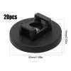 20Pcs Strong Magnetic Cable Zip Tie Base,Multipurpose Cable Ties Mount Wire Clips Management Base,Heavy Duty 18lbs Wire Cable Holder for Electrical Cable Wire (43mm, Count, 20) view 2