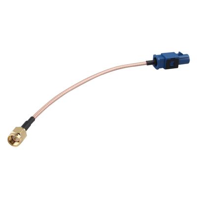 Futheda SMA Male to Fakra C Male Vehicle Antenna Adapter Cable RG316 Low Loss Coaxial Pigtail Cable 15cm/6 inch for Truck SUV Car Stereo Head Unit Navigation Receiver System Tracker Modem