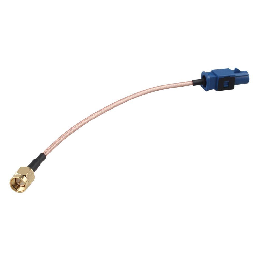 Futheda SMA Male to Fakra C Male Vehicle Antenna Adapter Cable RG316 Low Loss Coaxial Pigtail Cable 15cm/6 inch for Truck SUV Car Stereo Head Unit Navigation Receiver System Tracker Modem
