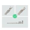 VAIGAI Yige Store 50/100 Pcs 9.5mm Tinned Automotive Copper Crimping Male Terminal Wire Harness Cable Connector Pins DJ613-9.5X1.2C (Size : 50 pcs) view 3
