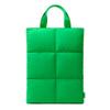 Comfyable Puffy Laptop Sleeve 15 16 Inch, Quilted Puffer Laptop Carrying Case with Handle, Pillow Case Compatible for MacBook Air 15" M4 2025 & MacBook Pro 16" 2024, Puff Cover, Green view 1