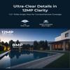 Reolink 12MP 8CH PoE Security Camera System with IK10 Vandalproof, 4pcs Dome PoE Cams Outdoor, Spotlights Color Night Vision, Built-in 2TB HDD, Smart AI Detection, Two-Way Talk, RLK8-1200V4 view 2