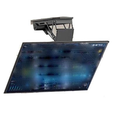 QICBYING 0-85 Flip Down Motorised TV Bracket - Hidden Drop Down TV Lift - Electric TV Ceiling Mount with Remote Control and Switch Control, Motorised TV Lift Fits 50-90 Inch TVs