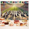 15X10ft Horse Racing Photography Backdrop, Riders Horse Race Photo Background Decoration Portrait Photo Studio Props view 2