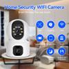 DirectNine Basics Dual Vision HD Camera Two-Way Audio WiFi Home Security Camera Great for Baby Monitor/Pet Camera view 3