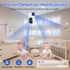 DirectNine Basics Dual Vision HD Camera Two-Way Audio WiFi Home Security Camera Great for Baby Monitor/Pet Camera view 4