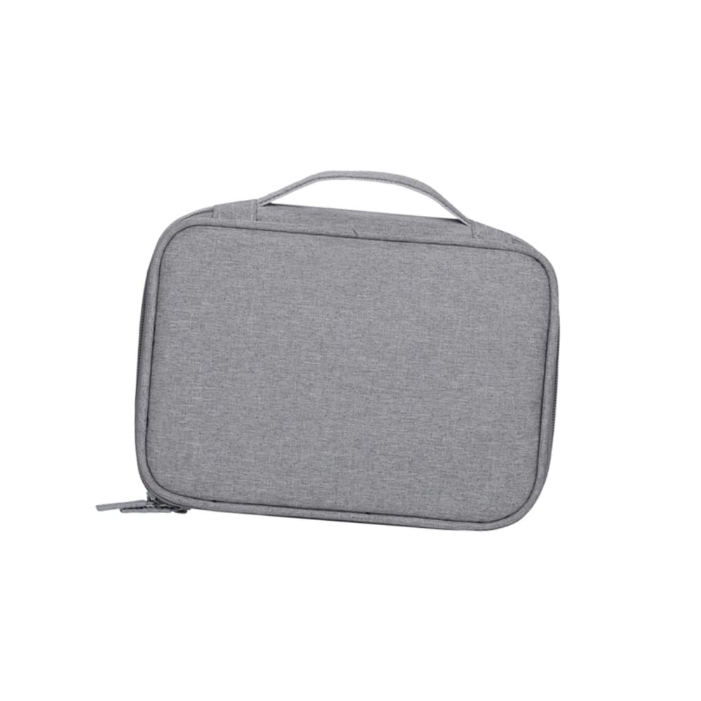 Sosoport Electronics Organizer Travel Case Digital Accessories Organizer Bag Usb Cable Pouch Earphone Bag Grey