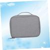 Sosoport Electronics Organizer Travel Case Digital Accessories Organizer Bag Usb Cable Pouch Earphone Bag Grey view 2