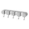 CATSELURRY Hook Up Wall Mount Broom Grippers Mop and Broom Holder Self Adhesive No Drilling Broom and Dustpan Hanger for Home Garden view 1