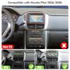 2+32G Android 12 Double Din Car Stereo for Honda Pilot 2006-2008 with 9 Inch Touchscreen Radio Built-in Wireless Carplay/Android Auto/GPS/Bluetooth/FM/AUX-in/Steering Wheel Controls/Backup Camera view 2
