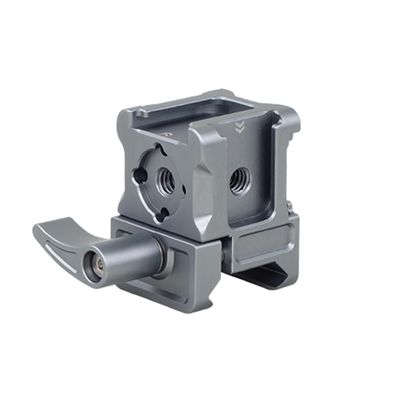 FEICHAO Cold Shoe Mount Expansion Adapter Quick Release Clamp Rail Clamp 1/4 Thread for Magic Arm Camera Cage Photography (Type A Compatible with NATO)