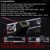 8 LEDs Night Vision Parking Camera Waterproof Night Vision HD Rear View Camera Replacement for Toyota Fortuner/4 Tuner SW4 N210 MK4/ZhongHua FRV FSV Cross 2008/Subaru Forester Outback Impreza WRX view 2