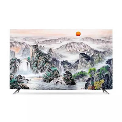 32-86in Water and Sky High Elasticity TV Dust Cover, Indoor TV Set Cover Monitor Dust Cover Anti-static Flat Screen Protector Universal Cover