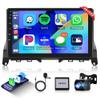 4Core+64G Android 15 Car Stereo for Mercedes Benz C-Class C180 C200 C230 C250 C300 C350 W204 S204 2006-2011, Wireless CarPlay Android Auto 9" Touchscreen Mirror Link WiFi GPS BT FM EQ Backup Camera view 1
