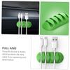 OSALADI 8pcs Cable Organizers for Desktop Slot Cable Management Clip Wire Cord Organizer Box view 4