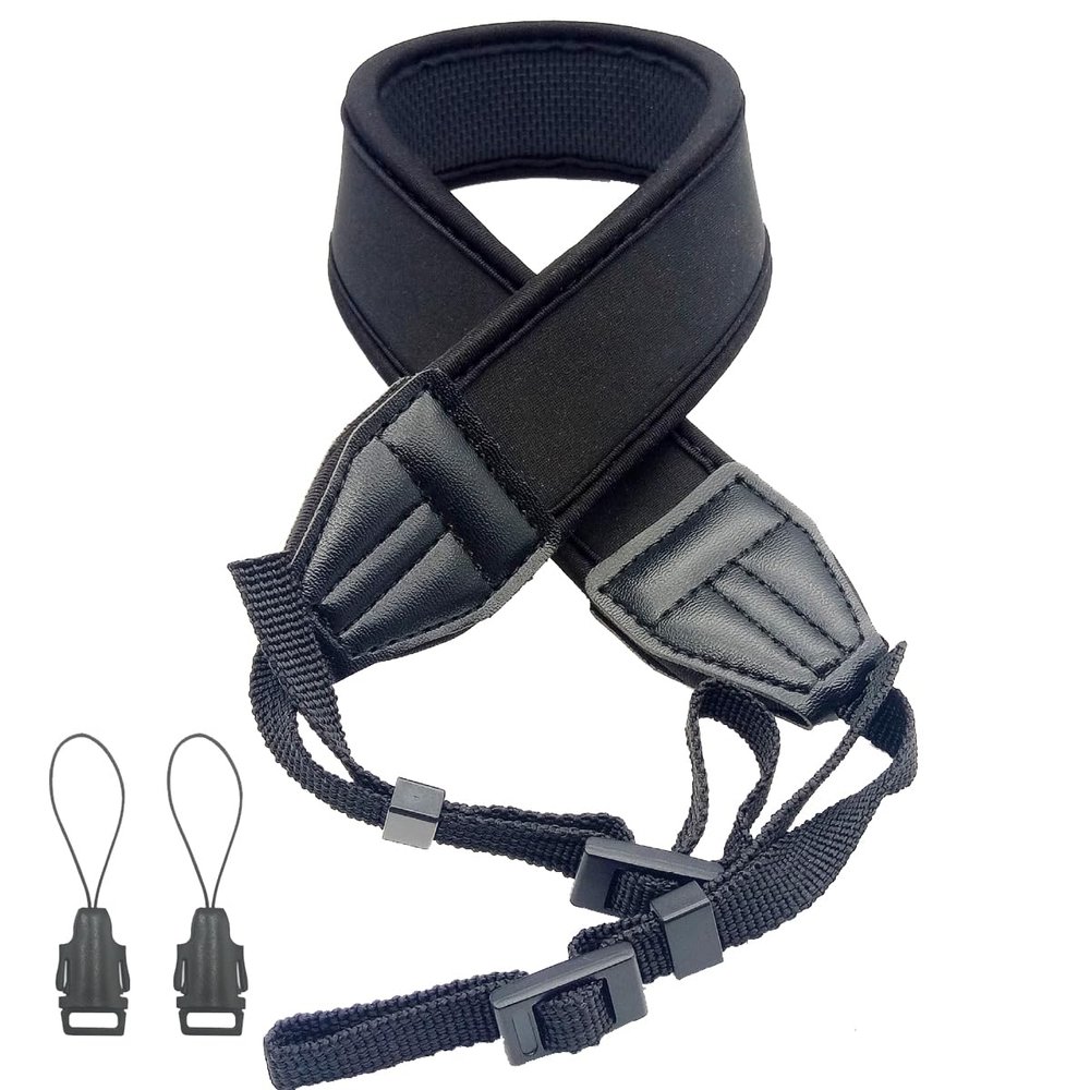 BORGBAR Camera Shoulder Strap, Thickening Diving Material SLR Camera Strap, Telescope Night Vision Shoulder Strap Universal