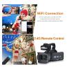 4K Ultra HD Resolution Camera, 64MP Still Images, 18x Digital Zoom, Lens Hood, USB Connection, 2 Remote Control Methods, Webcam Function, External Microphone,CMOS Sensor view 2