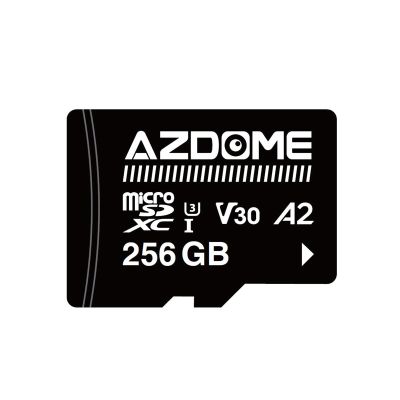 AZDOME 256GB Micro SD Card microSDXC Memory Card for AZDOME M550 GS63H Pro PG17-4K GS63Pro Dash Cam Full HD & 4K UHD, U3, A2, V30