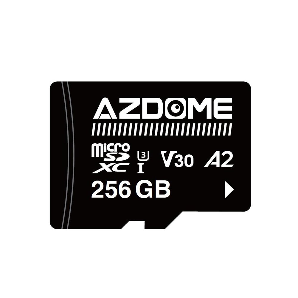 AZDOME 256GB Micro SD Card microSDXC Memory Card for AZDOME M550 GS63H Pro PG17-4K GS63Pro Dash Cam Full HD & 4K UHD, U3, A2, V30