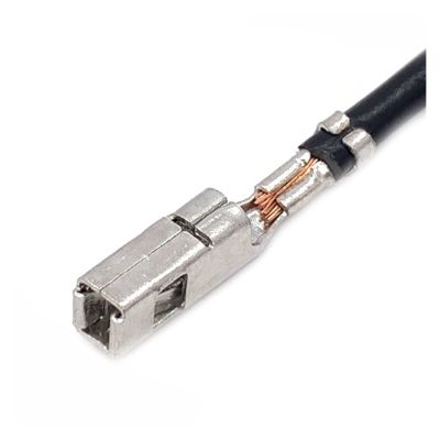 2.8MM Car ECU Brass Crimp Terminal Wire G342 FCI Series Big Pins Compatible with Connector with 18AWG Cable 211PC249S8005 211 PC249S8005 (Color : Female, Size : 20 Pcs)