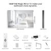 SYLVOX 19'' Smart TV Bathroom Magic Mirror Waterproof LED TV 1080P 500NITS High Brightness Dual Front Speakers Wall mounting Suitable for Bathrooms,Hotels,Saunas view 3