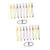 OSALADI 16pcs Silicone Cable Ties Flexible Cable Organizer for Efficient Cord Management Power Cords and Chargers and Tidy view 1