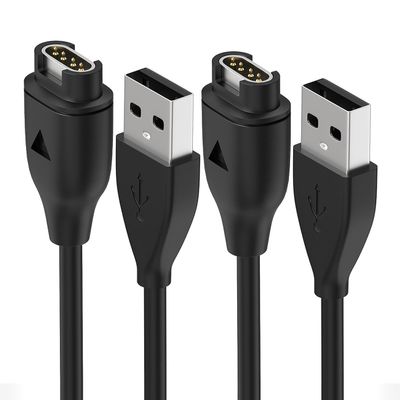 Yaekea Compatible for Garmin Watch Charger Cable USB Charging Cable for Garmin Instinct/Forerunner/Fenix/Vivoactive/Venu/Vivosmart - 2Pack 3.3FT(1M)