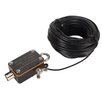 Sanpyl 1:49 Balun HF Shortwave Antenna, 130Mhz FE8 CW SSB End Fed Half Wave Antenna, PVC End Fed Radio Antenna, for Outdoor, Sanpyl6uyasx8r0g