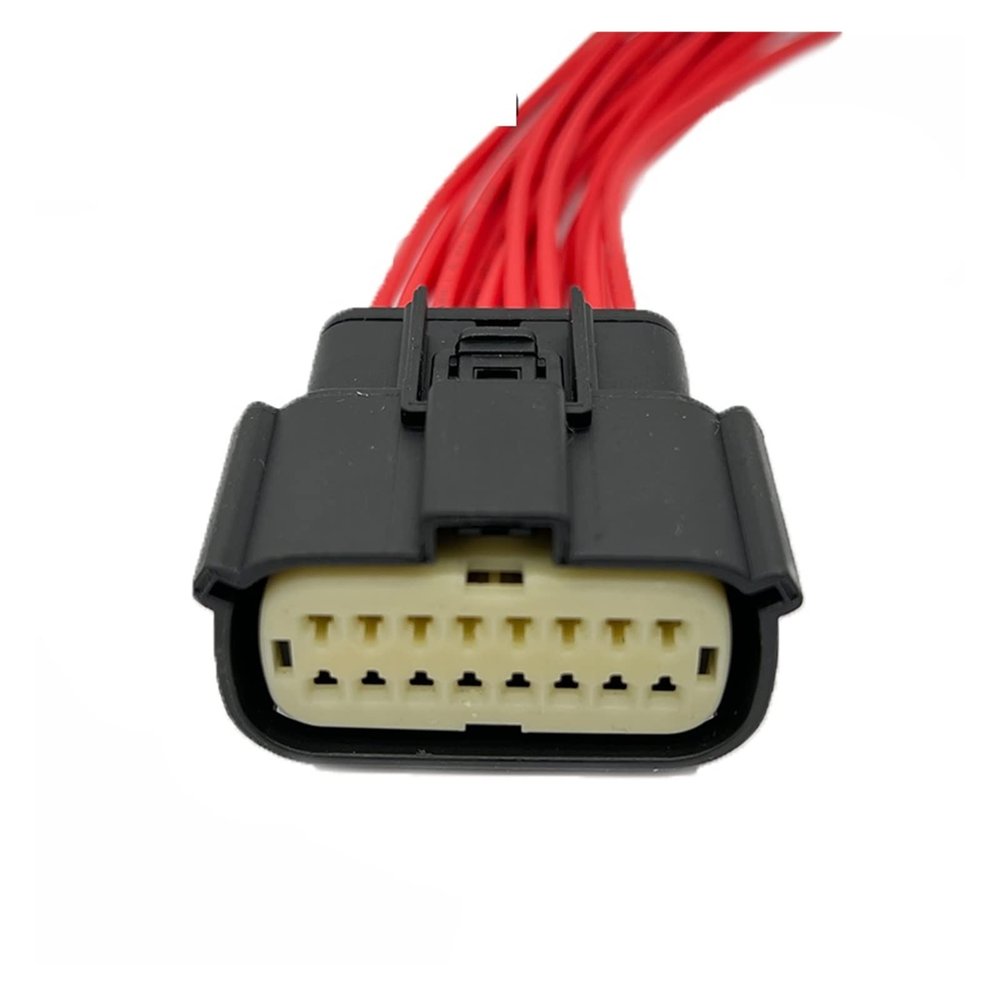 BUIEX 16Pin Auto Headlight Plug Waterproof Female Male Electronic Connector Wiring Harness Compatible with F~rd Mondeo 33472-1601 33482-1601 (Color : 16P Female, Size : 20 Sets)