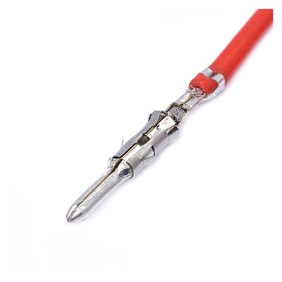 BUIEX 2.5MM 929968-1 929975-1 Auto Copper Wiring Crimping Terminal Insert Pin Plug Spring Male Female with Cable (Color : Male, Size : 10 Pcs)
