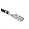 3.5mm Auto Brass Tinned Pins Crimp Terminals Compatible with Female Electronic Connector Splice G118 H62 with 18AWG Cable 170286-1 (Color : Female, Size : 50 Pcs) view 1