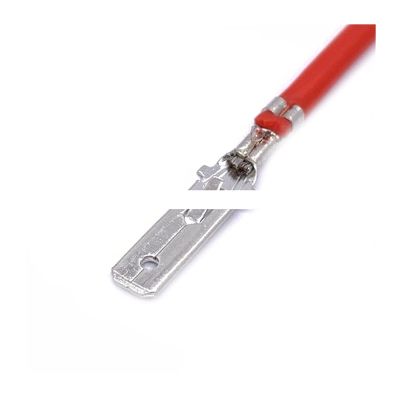 BUIEX 4.8mm H62 Auto Brass Tinned Connector Crimp Terminal Fuse Box Wire Splice Pins Compatible with G179 G168 G169 with 16AWG Cable (Color : G168, Size : 10 Pcs)