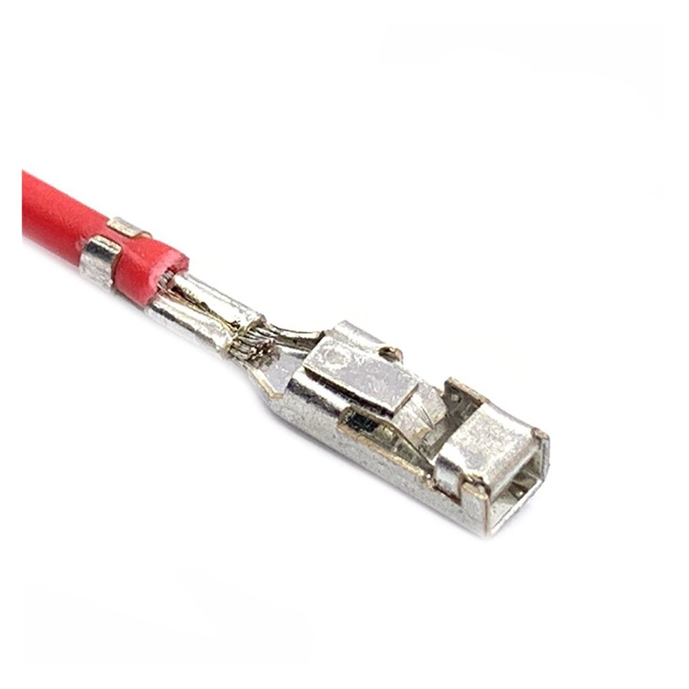 BUIEX Delphi 2.8mm Metal Pins Crimp Terminals Splice Wiring Terminal Auto Electronic Connector with Cable 15304720 (Color : Female, Size : 10 Pcs)