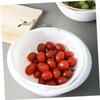 DECHOUS 3pcs Double-layer Rotating Drain Basket Multifunctional Kitchen Storage for Fruits Vegetables Special Draining Design Drainage Practical White Storage view 2