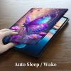 ACWDMKH Case for Amazon Kindle Fire HD 10 & 10 Plus Tablet (13th/11th Generation, 2023/2021 Release) 10.1",PU Leather Slim Folio Stand Multiple Viewing Angles with Auto Wake/Sleep,Glitter Butterfly view 4