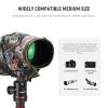 NEEWER Camera Rain Cover, M Medium Size Waterproof Raincoat Cover Sleeve for Canon Sony Nikon Fujifilm DSLR Camera & Lenses up to 200mm, Dual Sided Camouflage Green Camo Nylon, PB021 view 2