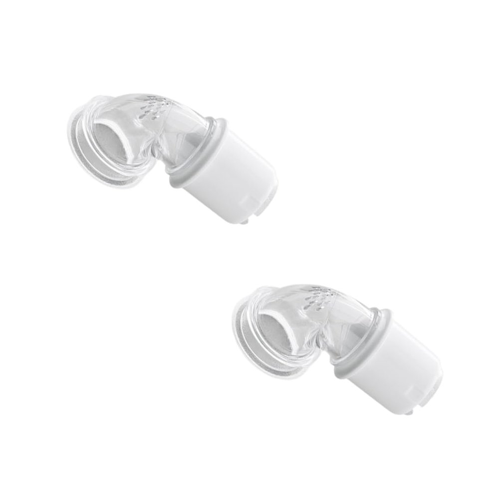 DirectNine Basics Dream-wear Elbow with Swivel Replacement (2 pack), Clear