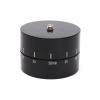Time Lapse Photography Mounted Tripod Head Overview Digital Camera 360/60 Minute Cycle Wheel - Black view 3