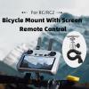 Bike Holder Mount Adapter for DJI RC/RC2 Controller Bike Bicycle Handlebar Mount Holder Clamp Clip Base Compatible for DJI Mini 4 Pro/Mini 3 Pro Drone with Screen Remote Control 1/4 Screw view 2