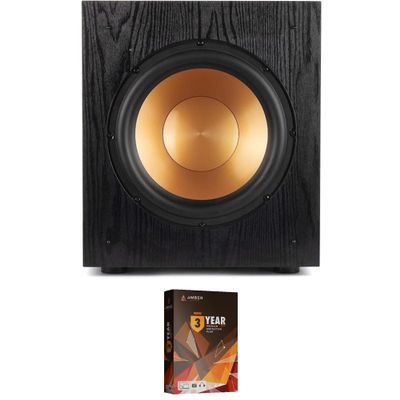 Klipsch SUB-100-BLACK Synergy Black Label Subwoofer Speaker with 3 Year Amber Protection Plan (2018)