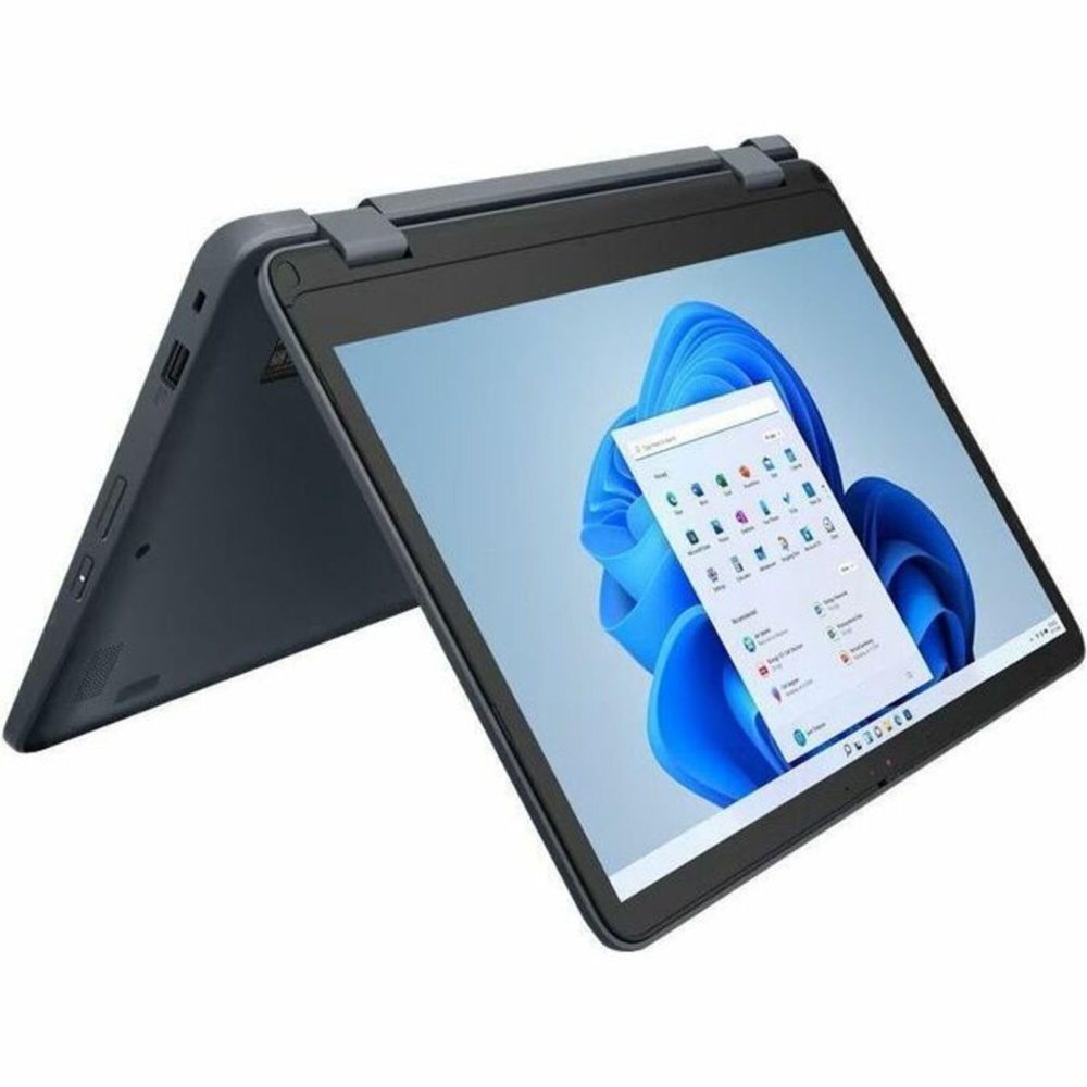 Lenovo 300w Yoga Gen 4 82VM0018US 11.6" Touchscreen Convertible 2 in 1 Notebook - HD - Intel N-Series N200-8 GB - 128 GB SSD - English Keyboard - Slate Gray - Intel Chip - 1366 x 768 - Windows 11 Pr