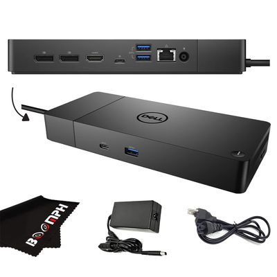 Boomph Dell WD19S Docking Station with 130W Power Adapter and 90W Power Delivery - USB Type-C, HDMI, Dual DisplayPort (WD19S130W) (Renewed)