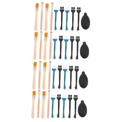 DirectNine Basics 4sets Air Blower Cleaning Brush Headset Clean Electronic Clean Kit Practical Cleaning Accessories