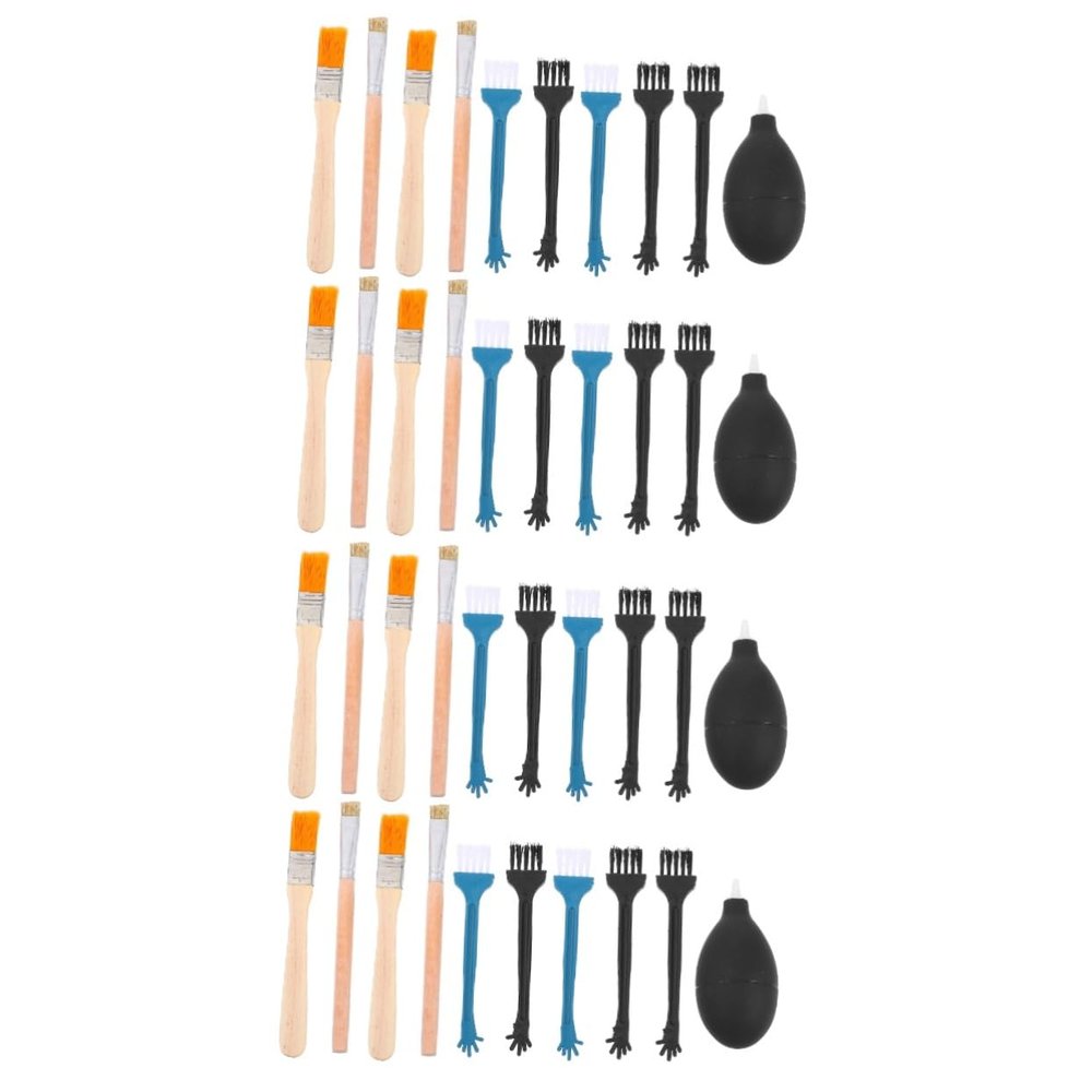 DirectNine Basics 4sets Air Blower Cleaning Brush Headset Clean Electronic Clean Kit Practical Cleaning Accessories