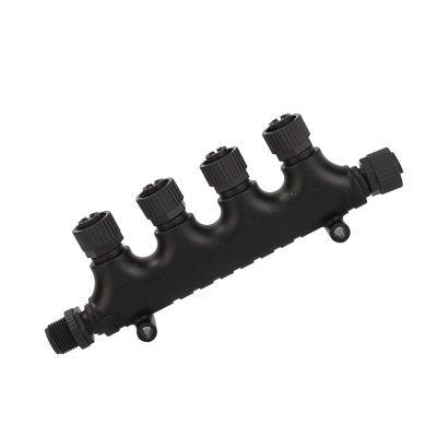 for NMEA 2000 4 Port T Connector, IP67 5 Pin for N2K Multiport Tee Connector Oil for Ships Yachts