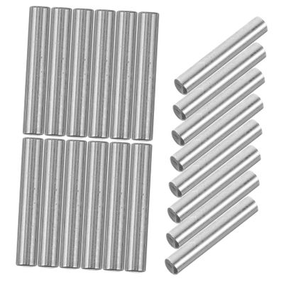 DirectNine Basics 60 Pcs Pinch Roller Shaft Record Repair Pinch Roller Cassette Player Pinch Roller Bearing Roller for Video Recorder Repair Maintenance Pinch Roller Copper Shaft Megaphone, 1.2x0.2cm, Silver