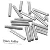 DirectNine Basics 60 Pcs Pinch Roller Shaft Record Repair Pinch Roller Cassette Player Pinch Roller Bearing Roller for Video Recorder Repair Maintenance Pinch Roller Copper Shaft Megaphone, 1.2x0.2cm, Silver view 4
